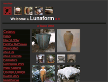Tablet Screenshot of lunaform.com